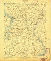 1905 Map of Hurlock