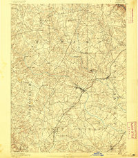 1892 Map of Laurel