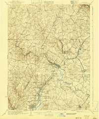 preview thumbnail of historical topo map of Laurel, MD in 1926