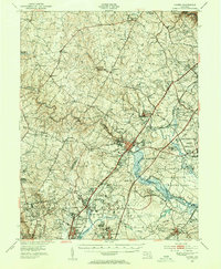 preview thumbnail of historical topo map of Laurel, MD in 1949