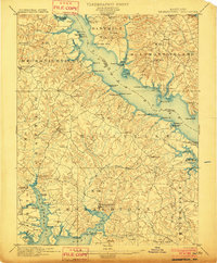 1901 Map of Leonardtown, MD
