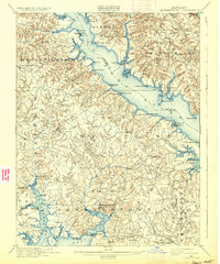Download a high-resolution, GPS-compatible USGS topo map for Leonardtown, MD (1933 edition)