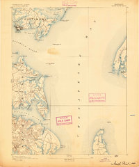 1893 Map of North Point