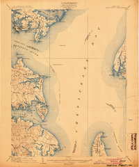 Download a high-resolution, GPS-compatible USGS topo map for North Point, MD (1904 edition)