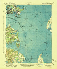 Download a high-resolution, GPS-compatible USGS topo map for North Point, MD (1943 edition)