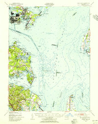Download a high-resolution, GPS-compatible USGS topo map for North Point, MD (1955 edition)