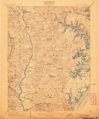 1905 Map of Bowie, MD