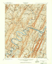 1898 Map of Paw Paw, 1982 Print