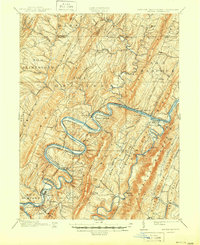 1900 Map of Paw Paw, 1944 Print