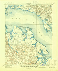 Download a high-resolution, GPS-compatible USGS topo map for Piney Point, MD (1945 edition)