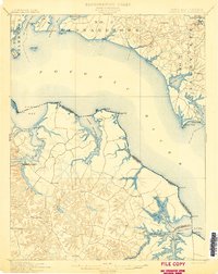 Download a high-resolution, GPS-compatible USGS topo map for Piney Point, MD (1901 edition)