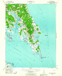 preview thumbnail of historical topo map of St. Mary's County, MD in 1937