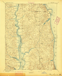 1895 Map of Prince Frederick