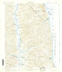 Download a high-resolution, GPS-compatible USGS topo map for Prince Frederick, MD (1931 edition)
