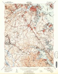 Download a high-resolution, GPS-compatible USGS topo map for Relay, MD (1954 edition)