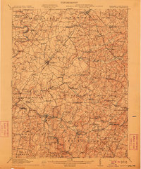 1911 Map of Westminster, MD