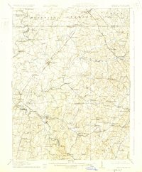 1911 Map of Westminster, MD, 1925 Print