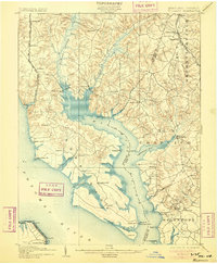 Download a high-resolution, GPS-compatible USGS topo map for Wicomico, MD (1905 edition)