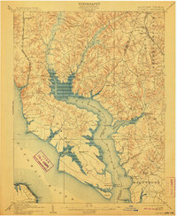 Download a high-resolution, GPS-compatible USGS topo map for Wicomico, MD (1911 edition)