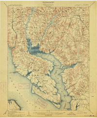 Download a high-resolution, GPS-compatible USGS topo map for Wicomico, MD (1914 edition)