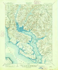Download a high-resolution, GPS-compatible USGS topo map for Wicomico, MD (1947 edition)
