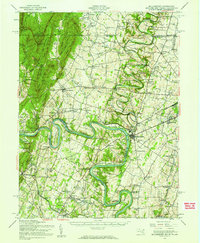 Download a high-resolution, GPS-compatible USGS topo map for Williamsport, MD (1959 edition)