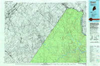 preview thumbnail of historical topo map of Aroostook County, ME in 1993
