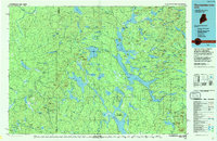 preview thumbnail of historical topo map of Piscataquis County, ME in 1994