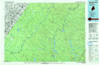 Download a high-resolution, GPS-compatible USGS topo map for Clayton Lake, ME (1994 edition)