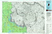 Download a high-resolution, GPS-compatible USGS topo map for Danforth, ME (1994 edition)