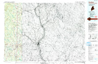 preview thumbnail of historical topo map of Aroostook County, ME in 1993