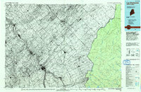 preview thumbnail of historical topo map of Somerset County, ME in 1993