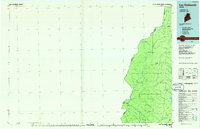 preview thumbnail of historical topo map of Somerset County, ME in 1986