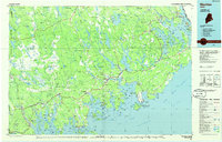 preview thumbnail of historical topo map of Washington County, ME in 1985
