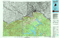 preview thumbnail of historical topo map of Aroostook County, ME in 1994