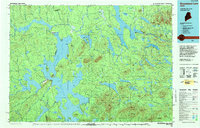 preview thumbnail of historical topo map of Piscataquis County, ME in 1994
