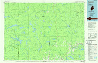 Download a high-resolution, GPS-compatible USGS topo map for Oakfield, ME (1985 edition)