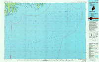 preview thumbnail of historical topo map of Washington County, ME in 1986
