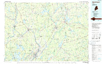 preview thumbnail of historical topo map of Somerset County, ME in 1985