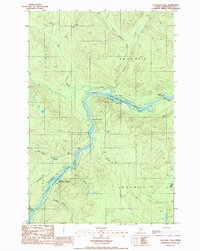 Download a high-resolution, GPS-compatible USGS topo map for Allagash Falls, ME (1986 edition)