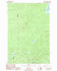 Download a high-resolution, GPS-compatible USGS topo map for Allagash Pond, ME (1989 edition)