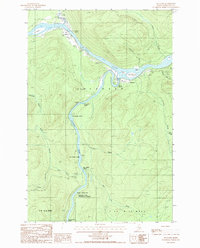 Download a high-resolution, GPS-compatible USGS topo map for Allagash, ME (1987 edition)