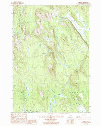 Download a high-resolution, GPS-compatible USGS topo map for Amherst, ME (1988 edition)