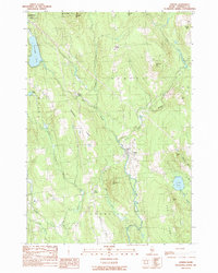 Download a high-resolution, GPS-compatible USGS topo map for Athens, ME (1989 edition)
