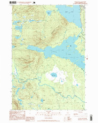 Download a high-resolution, GPS-compatible USGS topo map for Attean Pond, ME (1999 edition)