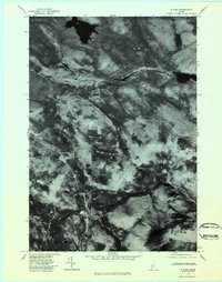 Download a high-resolution, GPS-compatible USGS topo map for B Pond, ME (1984 edition)