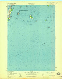 Download a high-resolution, GPS-compatible USGS topo map for Bailey Island, ME (1959 edition)