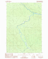 Download a high-resolution, GPS-compatible USGS topo map for Baker Lake NW, ME (1989 edition)