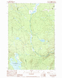 Download a high-resolution, GPS-compatible USGS topo map for Bald Mtn Pond, ME (1989 edition)