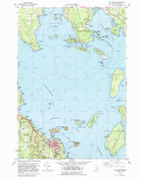 Download a high-resolution, GPS-compatible USGS topo map for Bar Harbor, ME (1983 edition)
